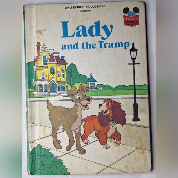 Disney Other - Walt Disney's Lady and The Tramp 1981 first American Edition Grolier Book Club